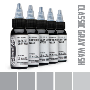Gray Wash Set x 5 Range